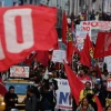 Organizaciones sociales marcharon en Quito en rechazo al referéndum