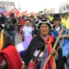 La marcha indígena llega hoy hasta El Arbolito