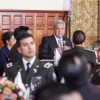 Policías heridos y agredidos durante el paro recibieron homenaje del Presidente Lenín Moreno 