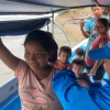 Brigadas médicas recorren los ríos de la Amazonía ecuatoriana en canoas