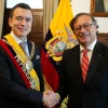 Noboa mantuvo con Petro su primera reunión como presidente