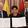 Suiza donó equipos para luchar contra los incendios forestales 