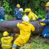 Petroecuador señaló que el derrame por rotura del SOTE fue controlado