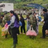 El Ejército rescató a 34 personas atrapadas por derrumbes en Sucumbíos