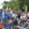 Marcha salió de Tundayme rumbo a Quito con mandato de siete puntos