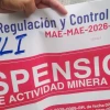 Ambiente reporta 230 intervenciones tras suspensión de actividades mineras en tres provincias