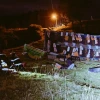 4 personas fallecieron al caer un bus en una quebrada en la vía a Papallacta