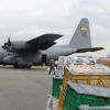 La FAE transportó 10 toneladas de alimentos para abastecer a Galápagos