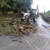 Las lluvias provocan deslizamientos en la red vial estatal