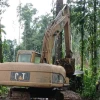 Maquinaria de minería ilegal fue destruida en Orellana