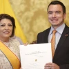 Daniel Noboa condecoró a Wilma Andrade