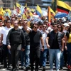 Noboa encabezó marcha contra la Corte Constitucional
