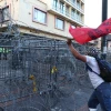 La Policía controló manifestación sindical en Quito