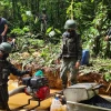 El Ejército encontró 3 campamentos de minería ilegal en Orellana