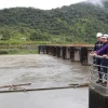 La estructura fue parcialmente destruida luego de una fuerte crecida del caudal 
                                                width=