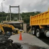 Los trabajos de reposición de la estructura de la vía Macas-Puyo avanzan