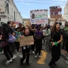 Mujeres marcharon en Ecuador contra la violencia