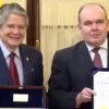 Lasso recibe la llave de Lima y es declarado huésped ilustre