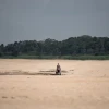 El río Negro, el mayor afluente del río Amazonas, alcanza mínimos históricos