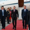 Noboa llegó a China, su primera parada en gira por 3 países