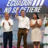 Noboa anunció aumento en asignación para los GAD