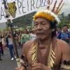 Indígenas marcharon en Puyo para mantener su territorio libre de petroleras