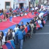En Tulcán se marchó por afectación en comercios