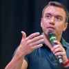 Noboa se ausenta de la Presidencia hasta el final de la campaña