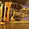 11 heridos tras accidente de autobús en la vía Macas - Sucúa, Morona Santiago