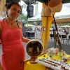Diana Grefa plasma en sus obras a su Amazonía