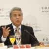 Moreno ofrece 'seguridad jurídica' a inversionistas y una 'lucha contra la corrupción'
