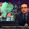 El comediante John Oliver se burla de Rafaél Correa