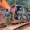 Equipos utilizados para la minería ilegal fueron decomisados en Gualaquiza 