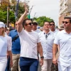 Noboa lideró multitudinaria marcha en Guayaquil