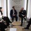 Noboa mantuvo una intensa agenda en Davos