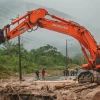 Lluvias provocaron deslaves en la vía Baños-Puyo