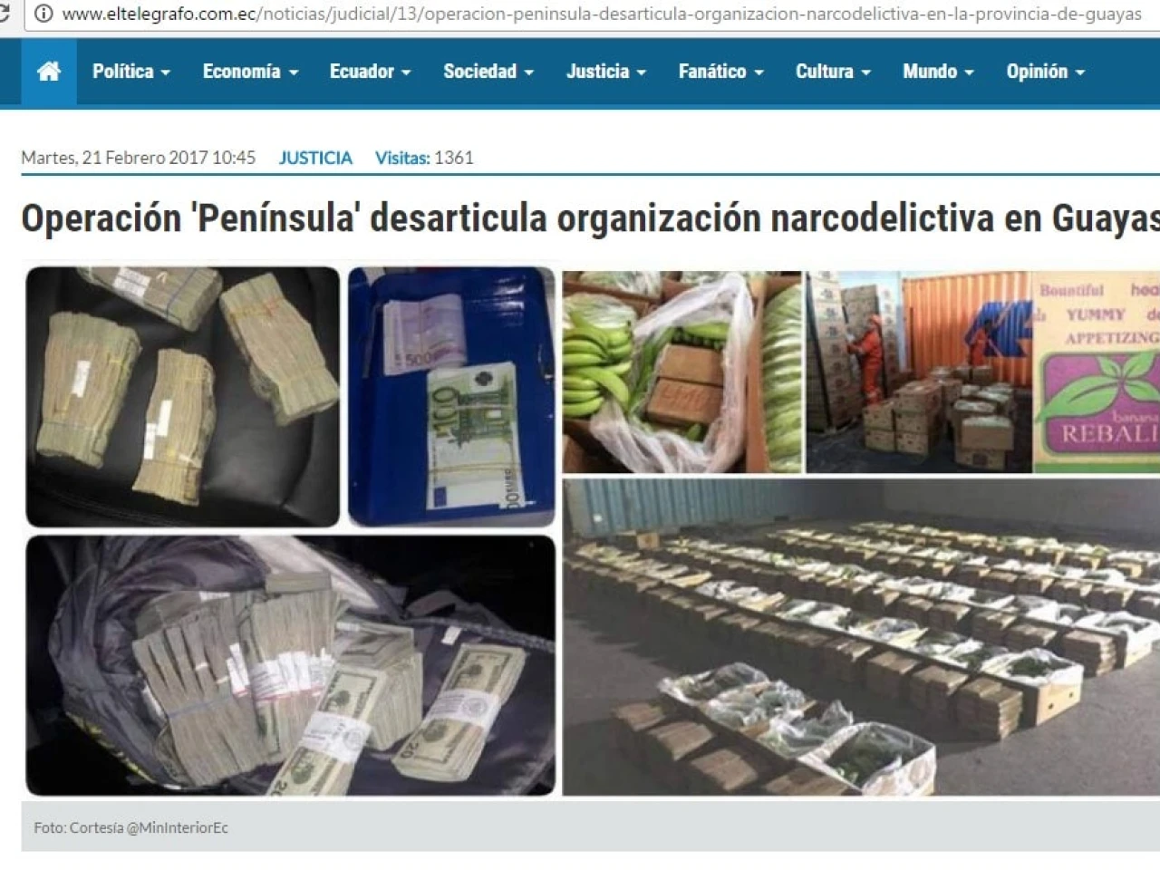 Investigación de narcotráfico permea círculo familiar del general Ramiro Mantilla
