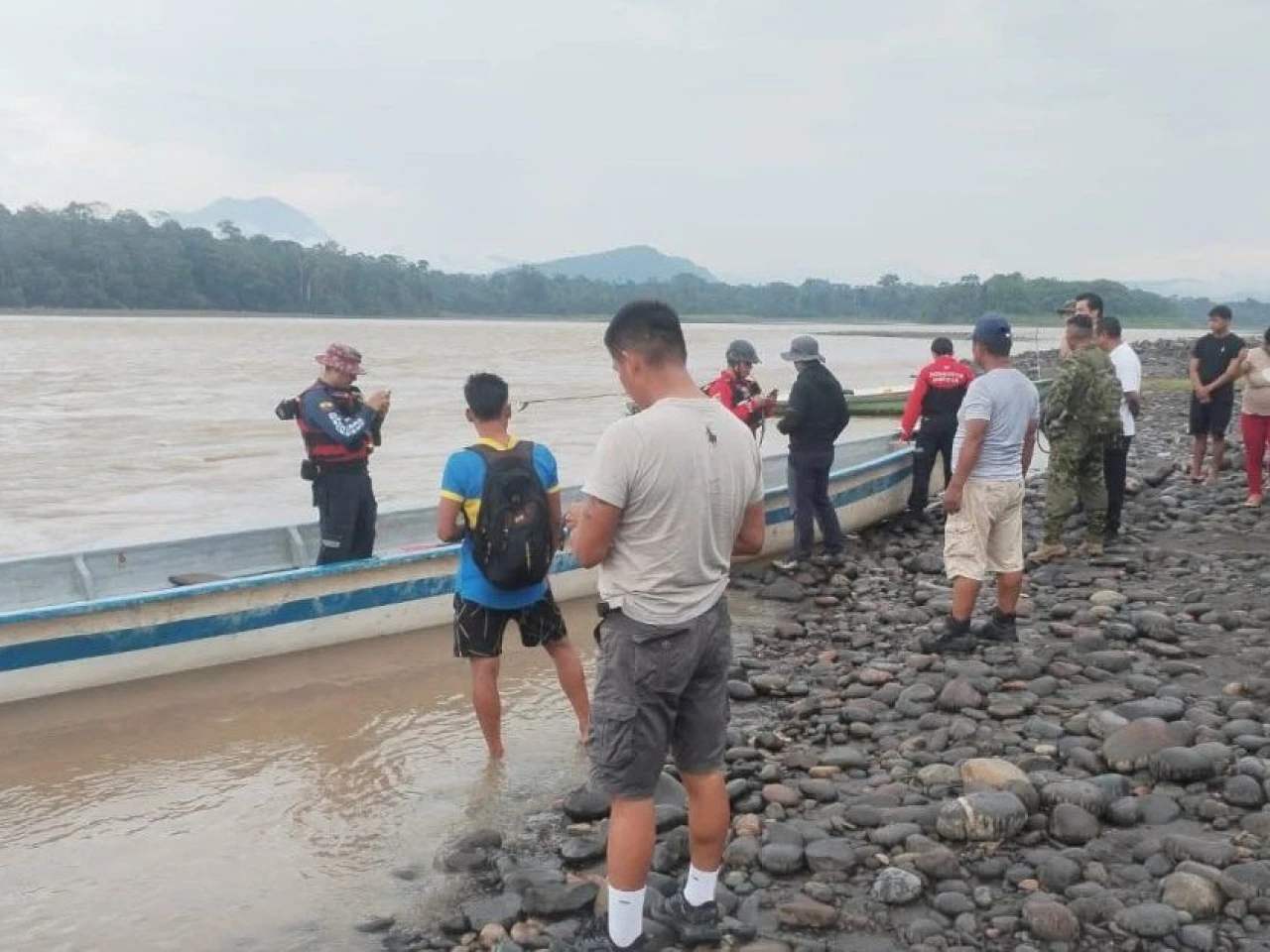 Búsqueda contrarreloj en el río Santiago refuerzan operativo para hallar a militar desaparecido