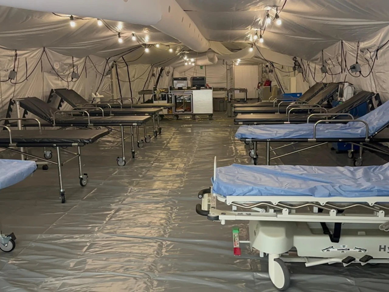 Estados Unidos entregó 2 hospitales de campaña