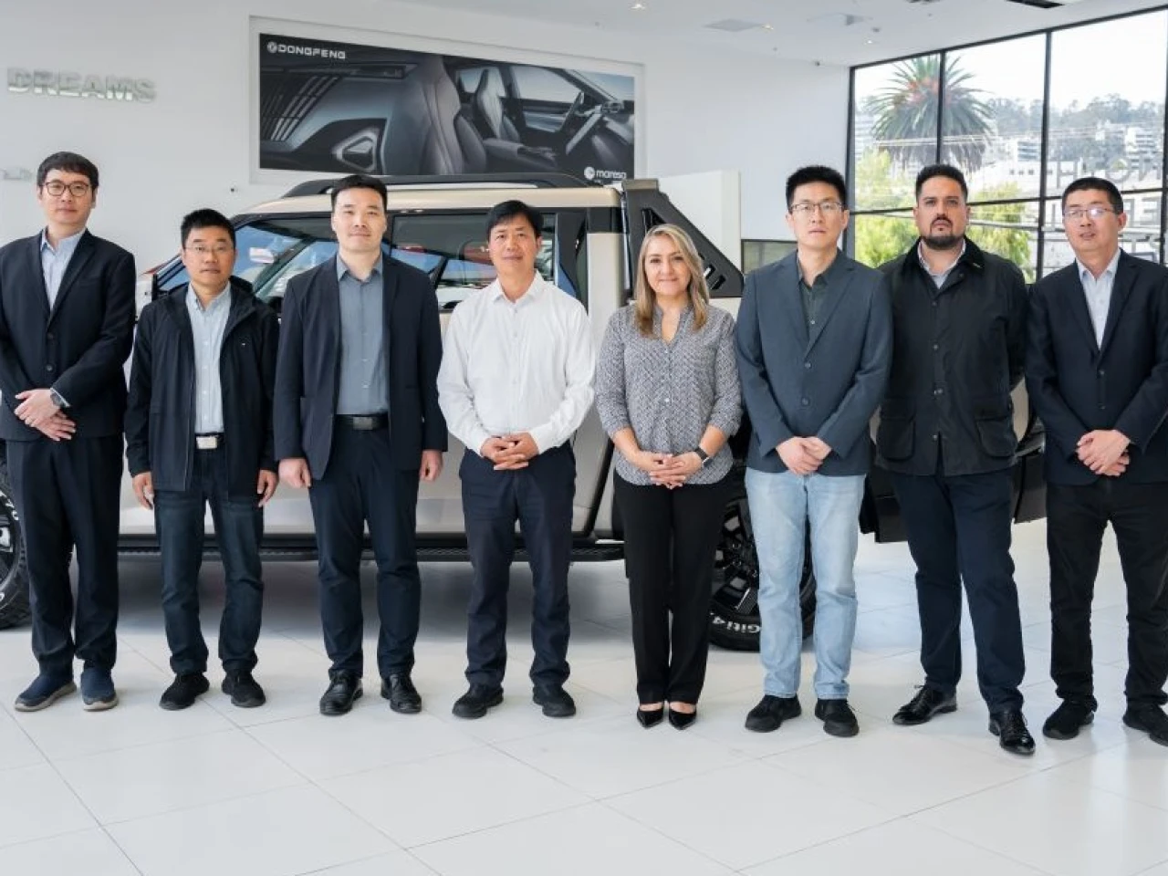Ejecutivos de fabricante chino visitan Ecuador para evaluar el desempeño de Dongfeng