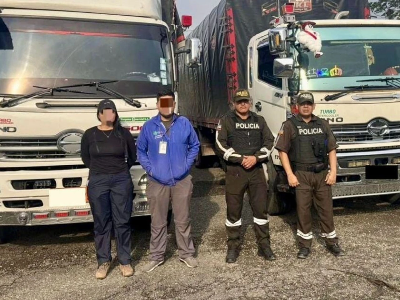 Retienen camiones con madera ilegal en operativo ambiental en Sucumbíos