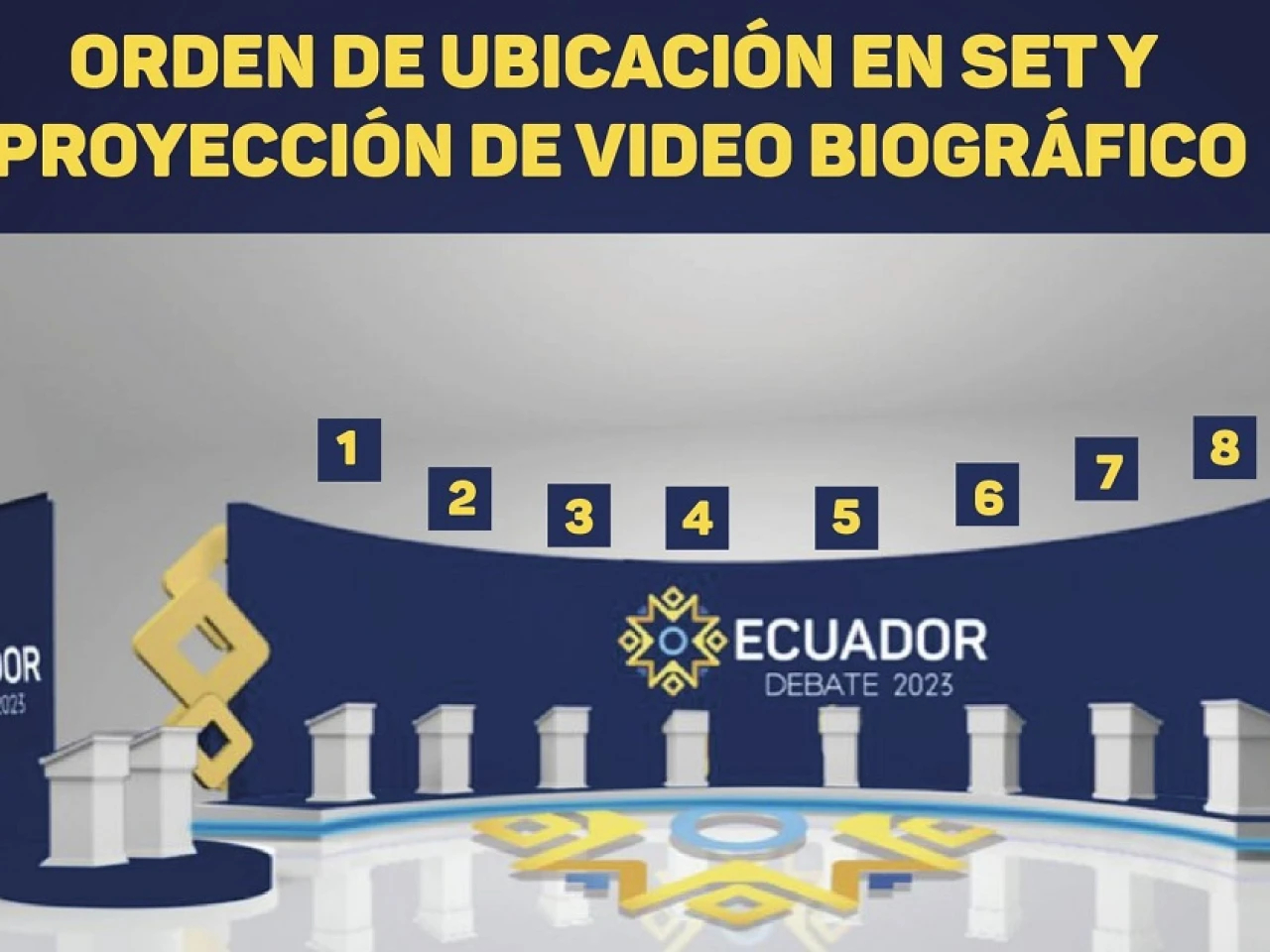 El CNE definió el orden de intervención para el debate de candidatos presidenciales
