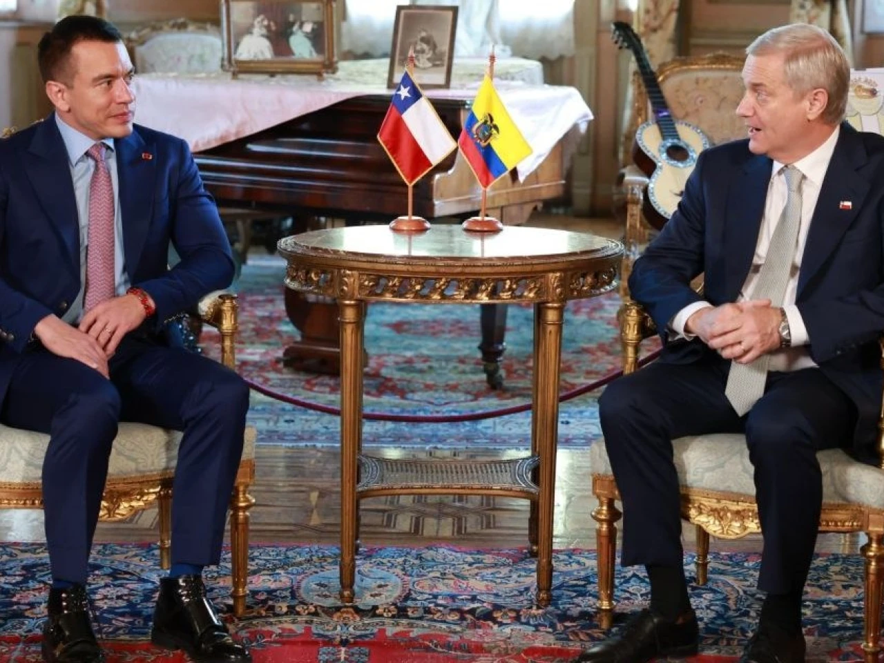 Noboa y Kast consolidan acercamiento político entre Ecuador y Chile