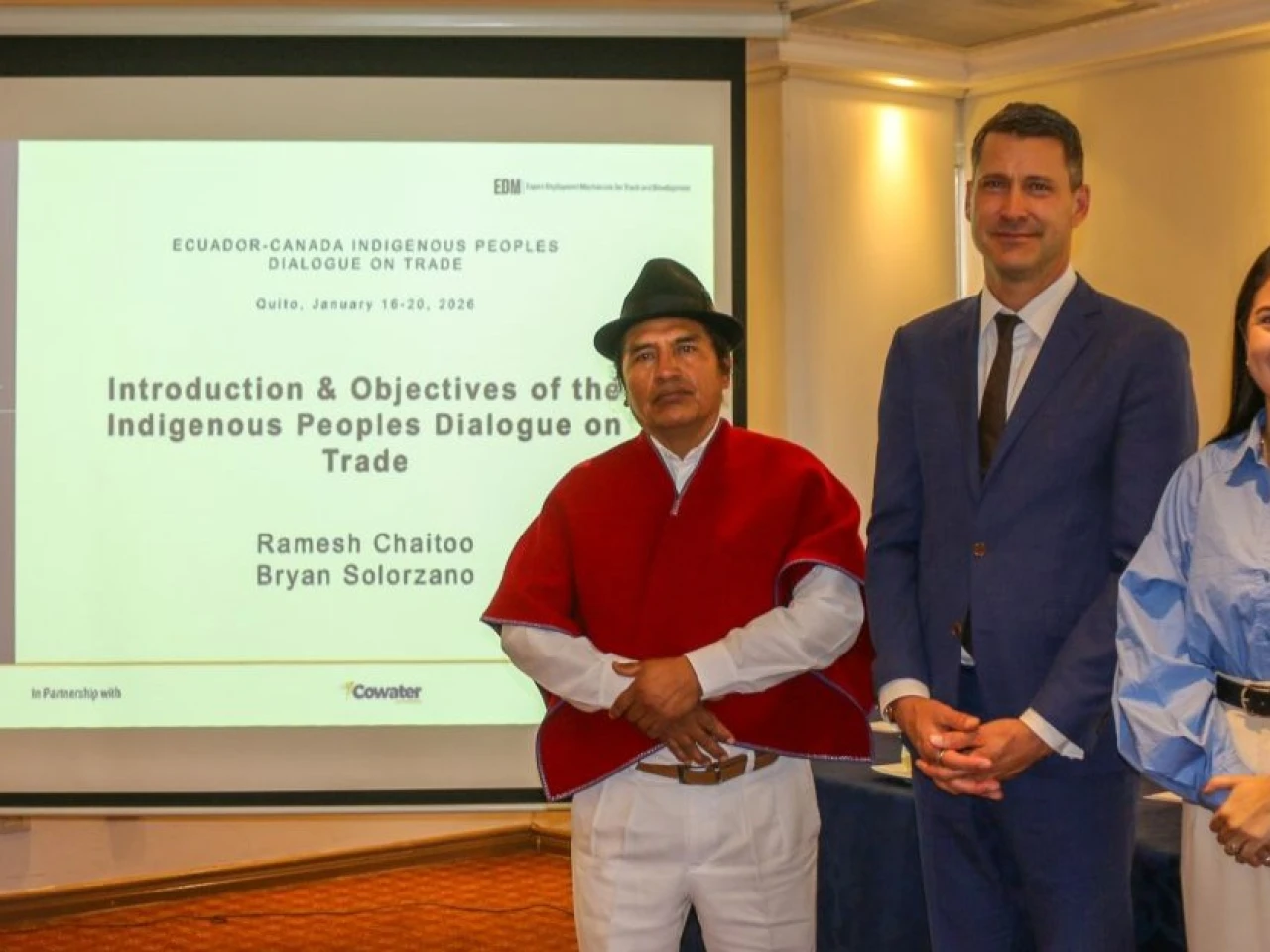 Ecuador y Canadá impulsan diálogo indígena en negociaciones del acuerdo comercial