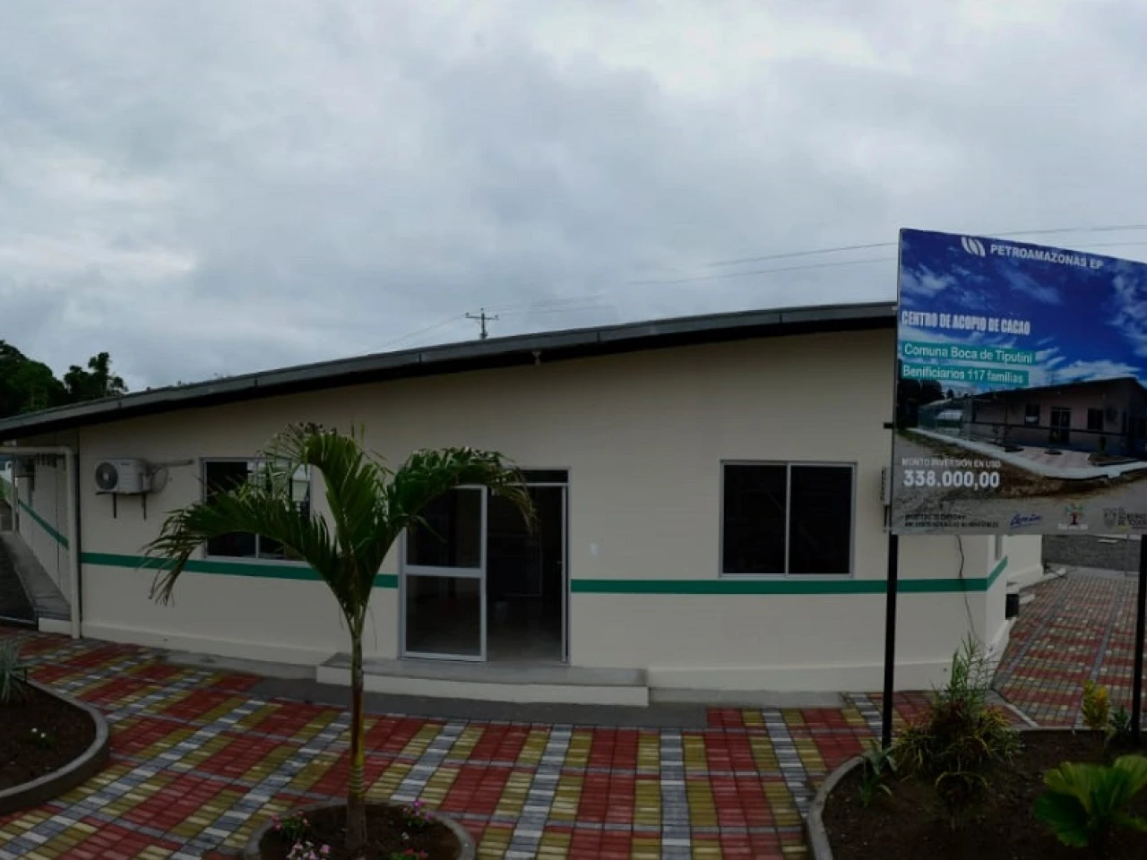 Petroamazonas entregó un centro de acopio de cacao a la comunidad kichwa Boca Tiputini 