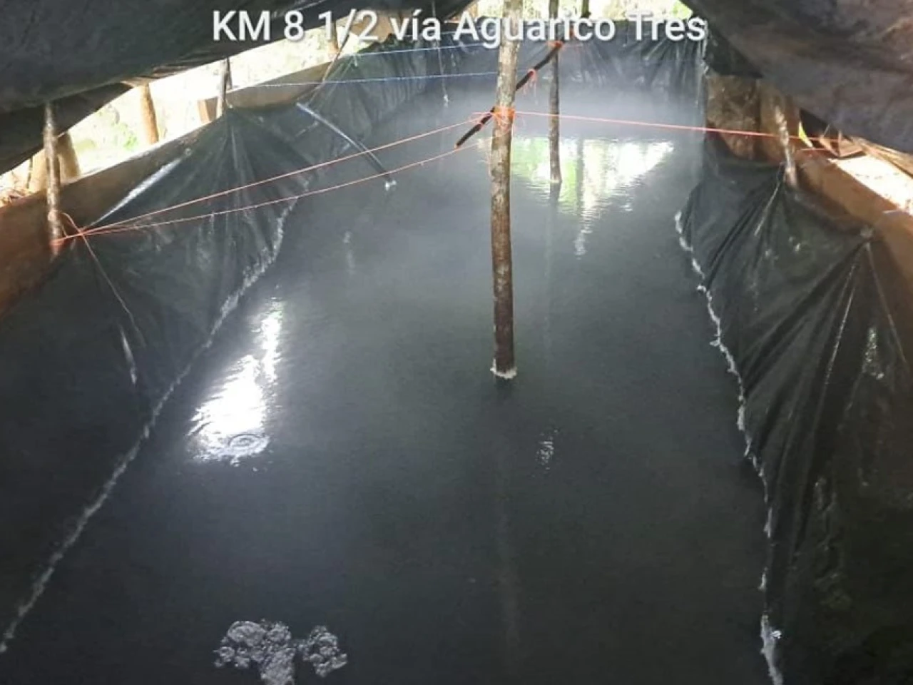 Una piscina con 3.000 galones de combustible fue localizada en Shushufindi