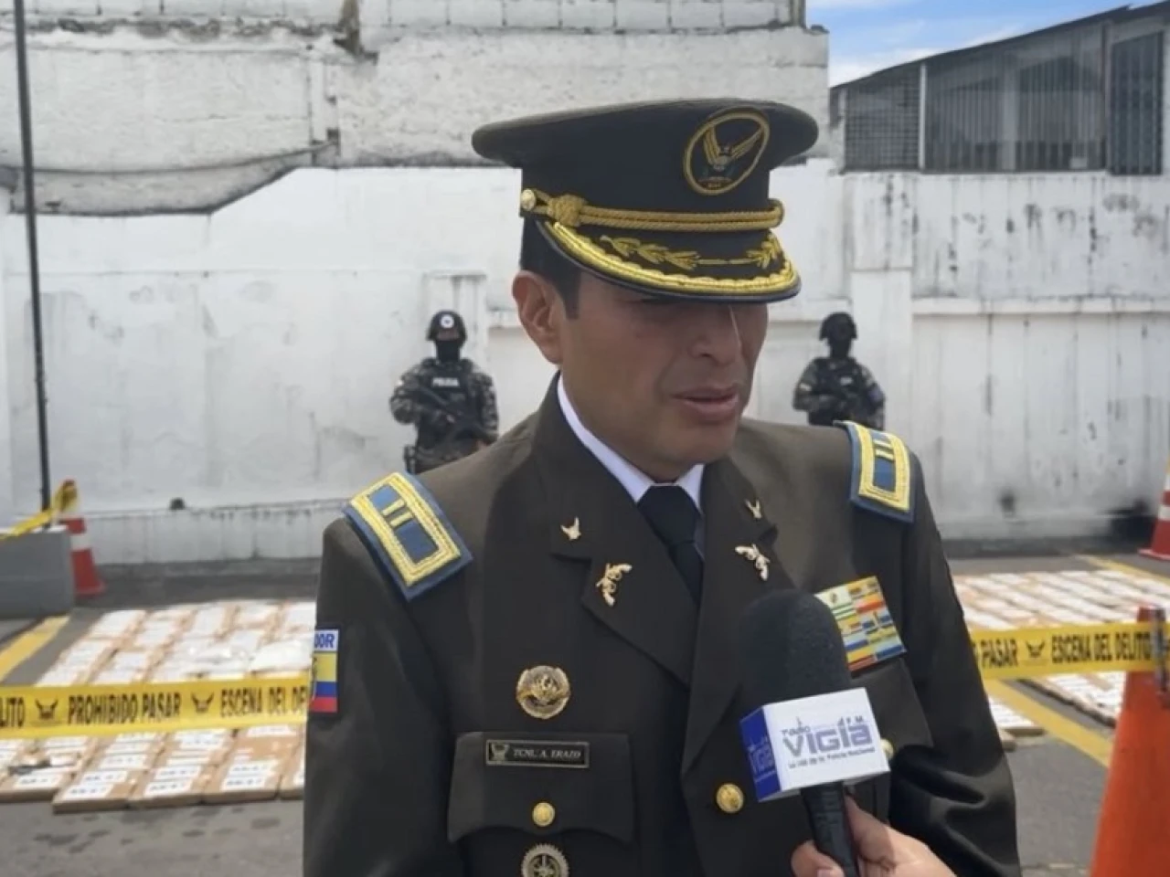 La Policía incautó 500 kilos de cocaína en Calacalí