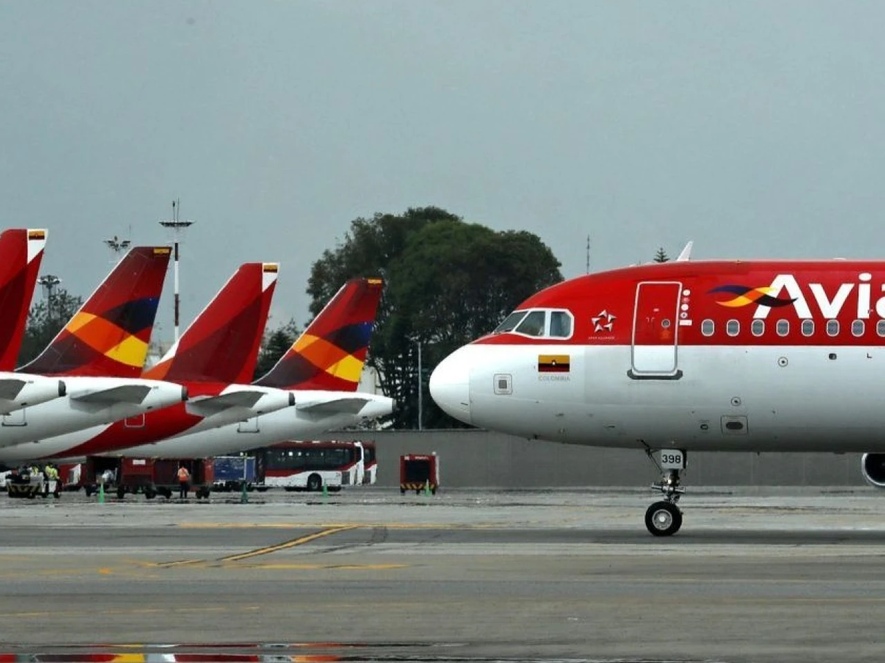 Avianca inmovilizó más del 70 % de su flota A320