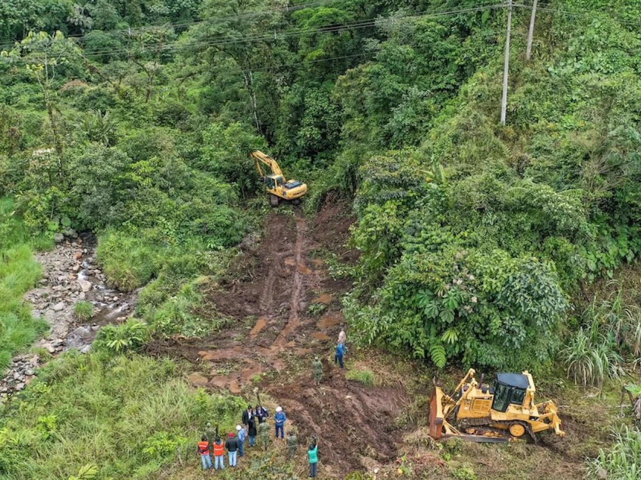El trazado de la nueva vía entre Quito y Lago Agrio empezó