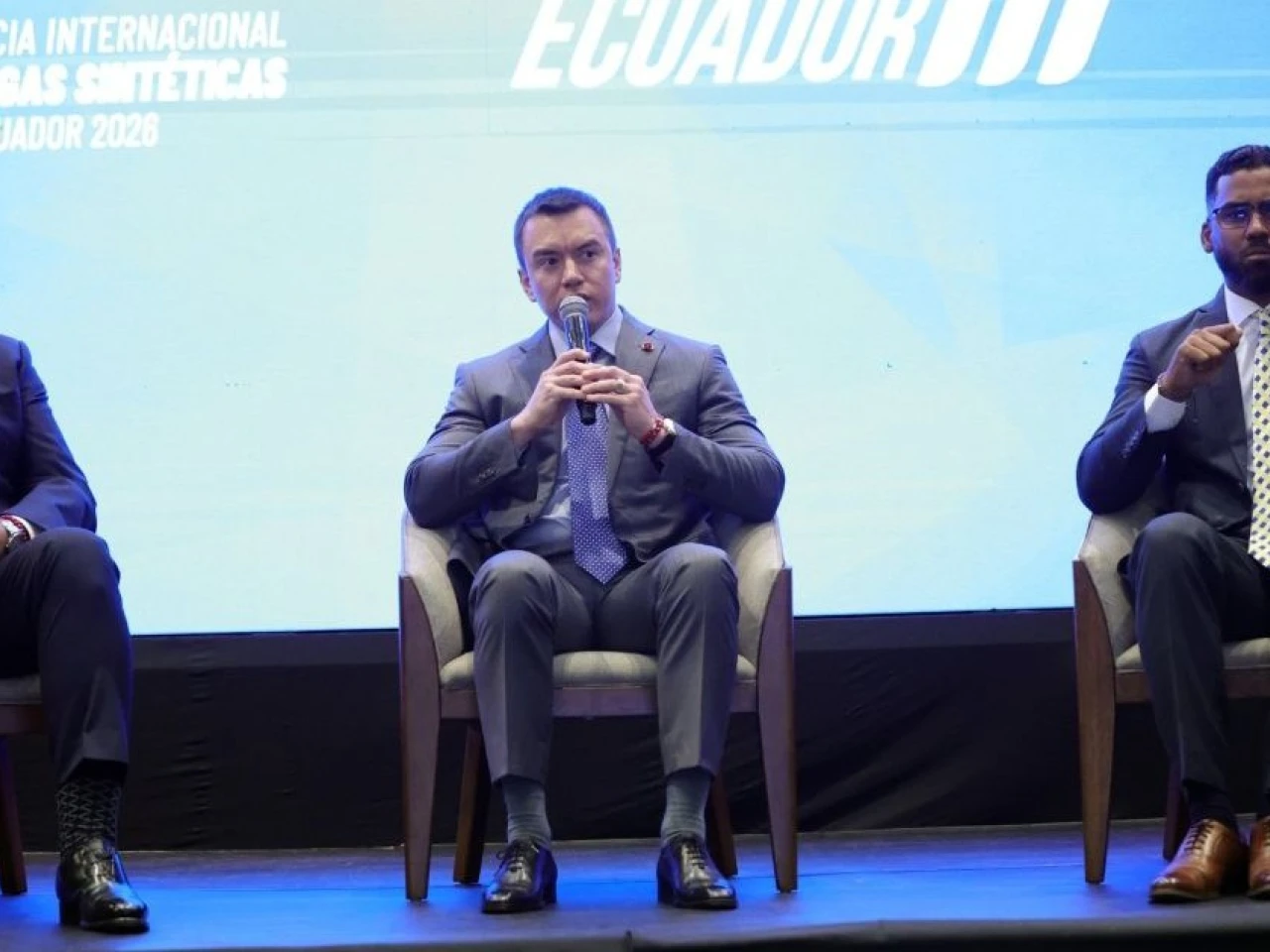 Noboa cuestionó falta de firmeza de otros países para combatir crimen
